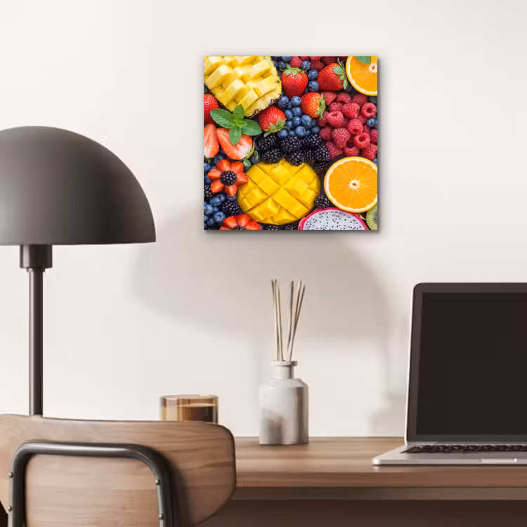 Fruit - Vers - Kleurrijk - Eten aluminium wit klein -sfeer5