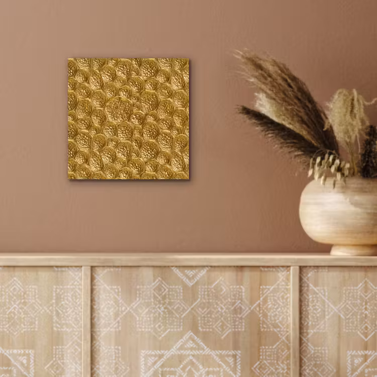 Gehamerd - Mozaïek - Antiek - Goud aluminium wit klein 46 -sfeer4