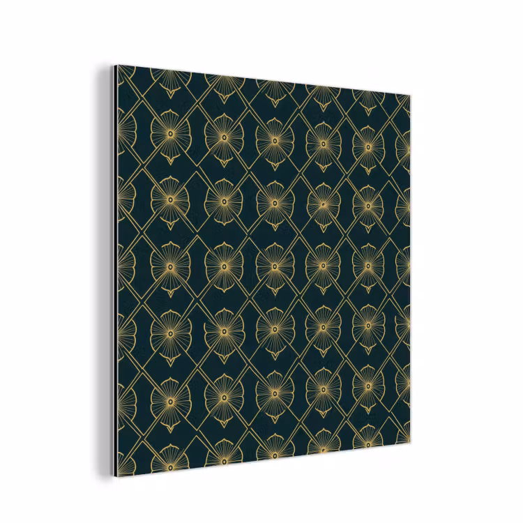 Geometrisch - Elegant - Groen aluminium wit klein 46 -3d