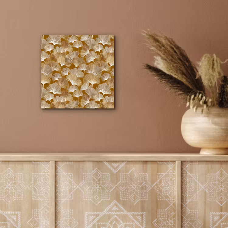 Ginkgo - Bladeren - Goud aluminium wit klein 46 -sfeer4