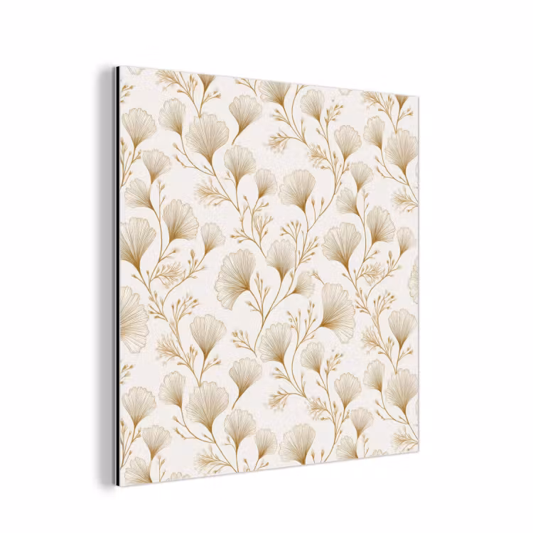 Ginkgo - Takken - Goud aluminium wit klein 46 -3d