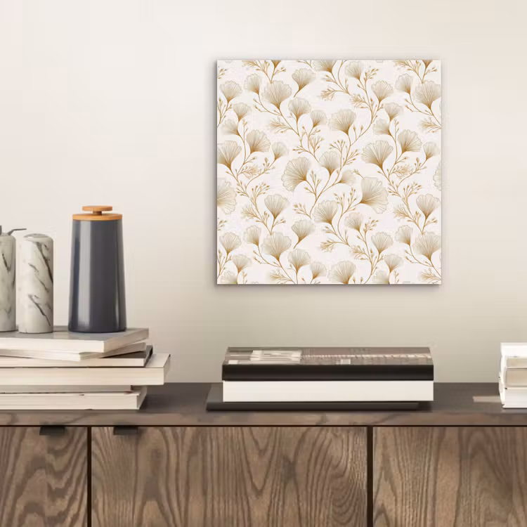 Ginkgo - Takken - Goud aluminium wit klein 46 -sfeer1