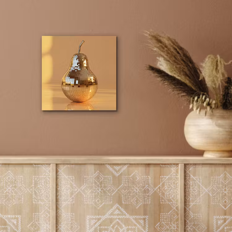 Goud - Disco - Glitter - Peer aluminium wit klein -sfeer4