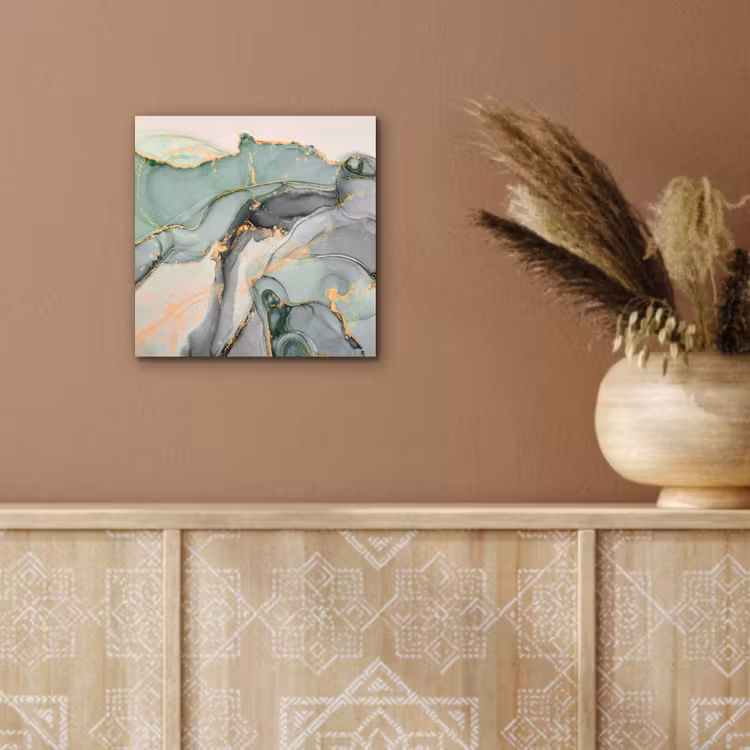 Goud - Marmer - Groen - luxe - Glitter - Marmerlook aluminium wit klein -sfeer4