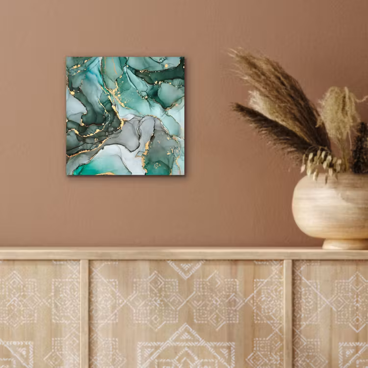 Goud - Marmer - Groen - Luxe - Marmerlook - Grijs aluminium wit klein -sfeer4
