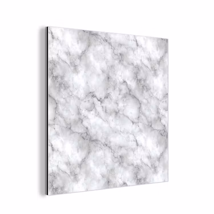 Grijs - Marmer - Klassiek - Aders aluminium wit klein 46 -3d
