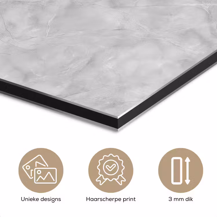 Grijs - Marmer - Mat aluminium wit klein 46 -closeup_NL