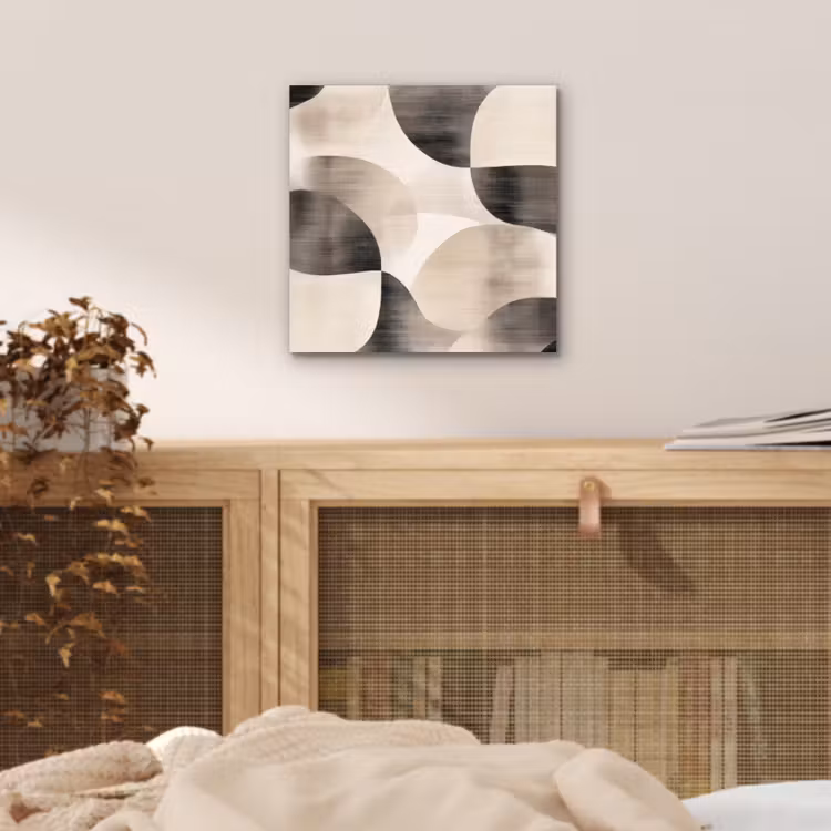 Grillige vormen - Subtiele overgangen - Dynamisch aluminium wit klein -sfeer3