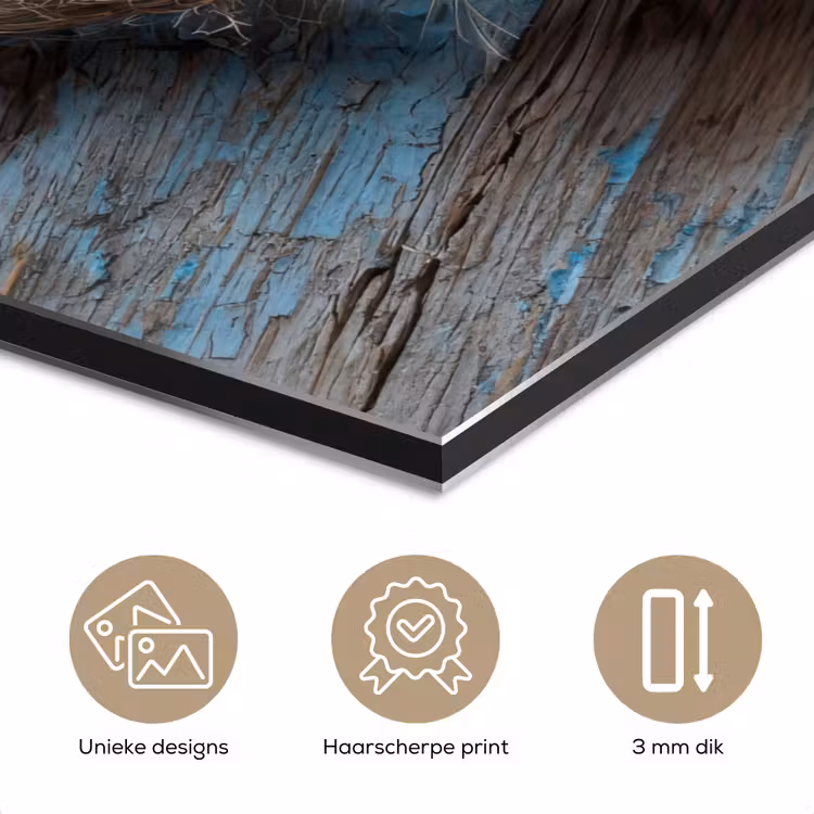 Hart - Touw - Hout - Rustiek aluminium wit klein -closeup_NL