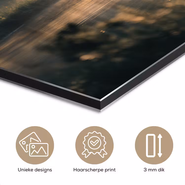 Hert - Bosbeek - Mystiek aluminium wit klein -closeup_NL