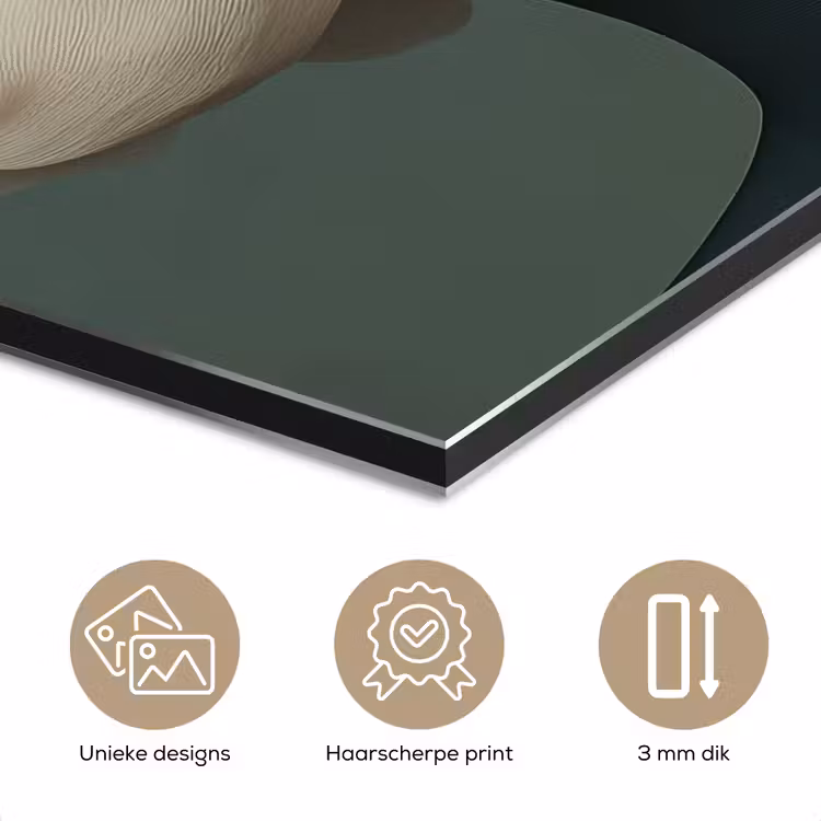Hoed - Vrouw - Beige aluminium wit klein -closeup_NL