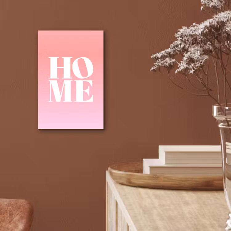 Home - Letters - Groot - Roze aluminium wit klein -sfeer4