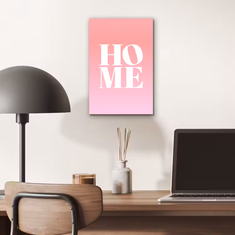 Home - Letters - Groot - Roze aluminium wit klein -sfeer5
