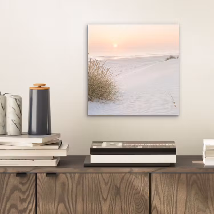 Horizon - Duinlandschap - Zand aluminium wit klein -sfeer1
