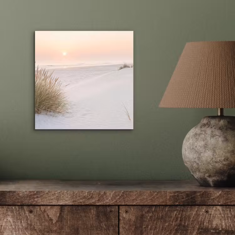 Horizon - Duinlandschap - Zand aluminium wit klein -sfeer2