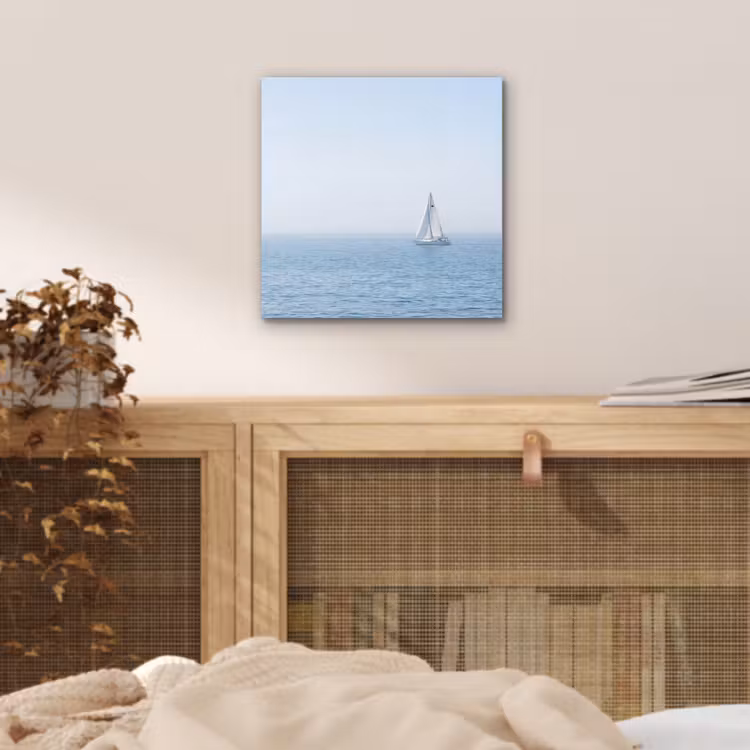 Horizon - Zeilboot - Zee aluminium wit klein -sfeer3