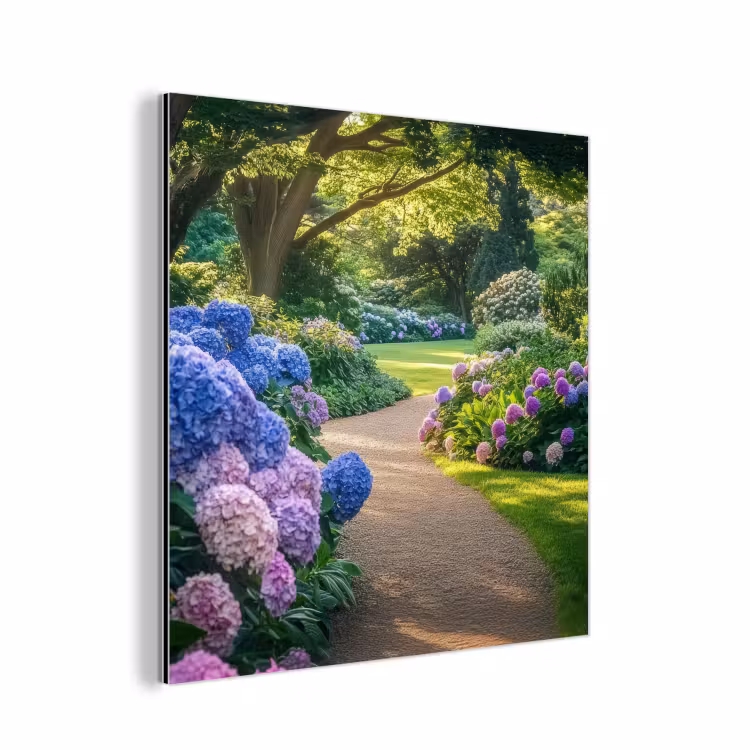 Hortensia- Park - Pad aluminium wit klein -3d