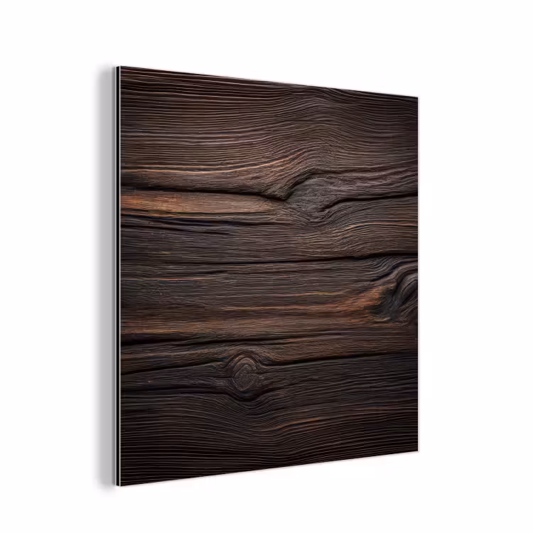 Hout - Grillige nerven aluminium wit klein -3d