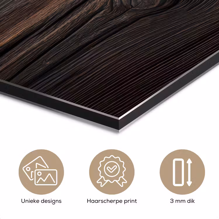 Hout - Grillige nerven aluminium wit klein -closeup_NL