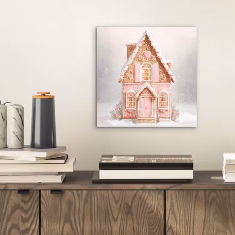 Huisje - Suiker - Pastel aluminium wit klein -sfeer1