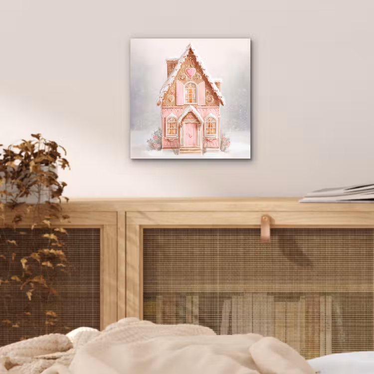 Huisje - Suiker - Pastel aluminium wit klein -sfeer3