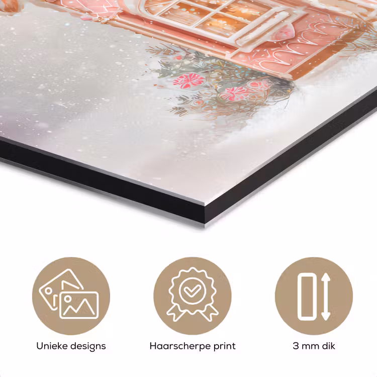Huisje - Suiker - Pastel aluminium wit klein -closeup_NL