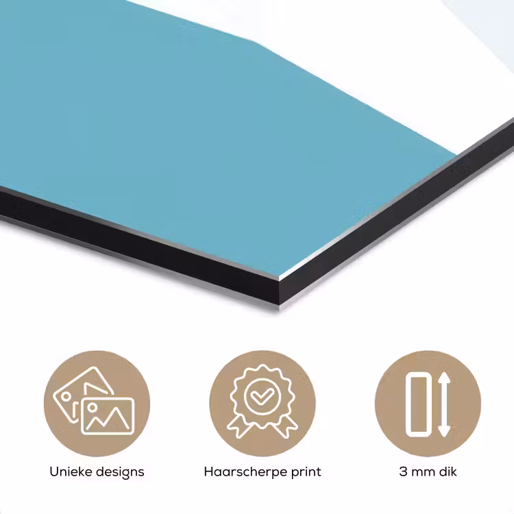 Ijsbeer - Lichtblauw - Minimalistisch aluminium wit klein -closeup_NL