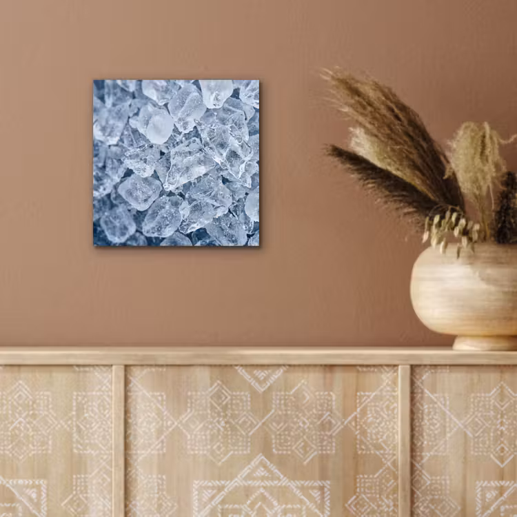 Ijsblokjes - Water - Blauw aluminium wit klein -sfeer4