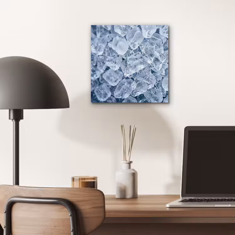 Ijsblokjes - Water - Blauw aluminium wit klein -sfeer5