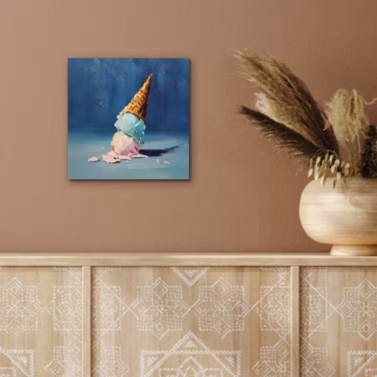 Ijshoorn - Bolletjes - Smelt - Roze aluminium wit klein -sfeer4