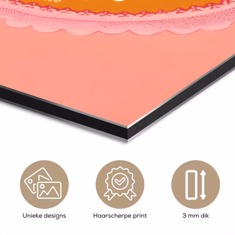Illustratie - Bloemen - Rand - Roze aluminium wit klein -closeup_NL