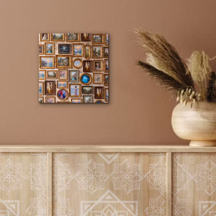 Interieur - Kunst - Collectie - Klassiek - Goud aluminium wit klein -sfeer4