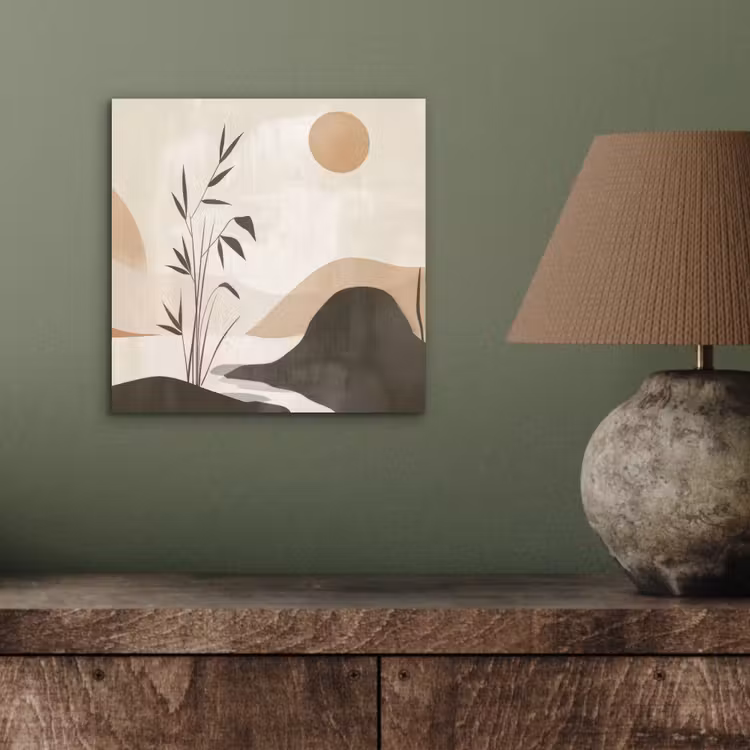 Japandi - Landschap - Beige aluminium wit klein -sfeer2