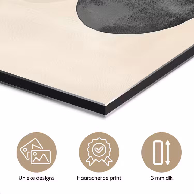 Japandi - Wabi sabi - Beige aluminium wit klein -closeup_NL
