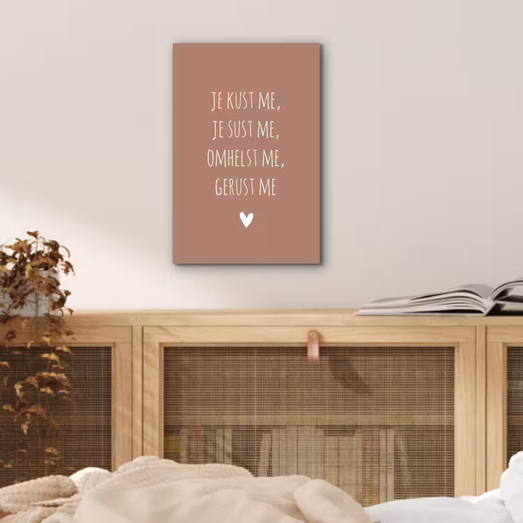 Je kust me je sust me - Maaike Ouboter - Quotes - Spreuken aluminium wit klein -sfeer3