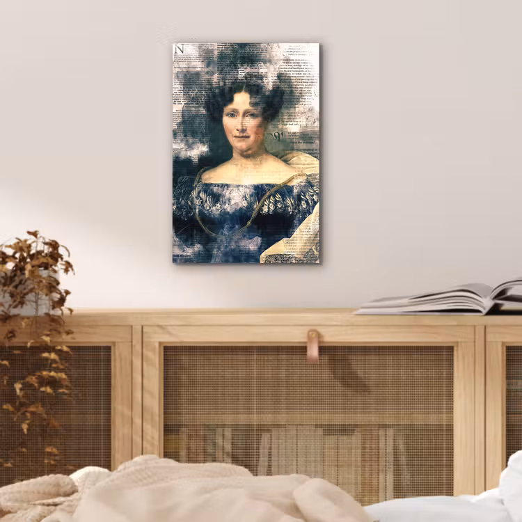 Johanna Henriette Engelen - Dubois Drahonet - Krant aluminium wit klein -sfeer3
