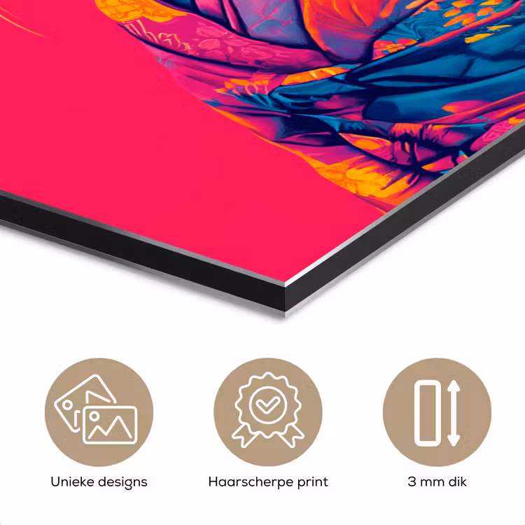 Kat - Kimono - Bloemen - Roze aluminium wit klein -closeup_NL