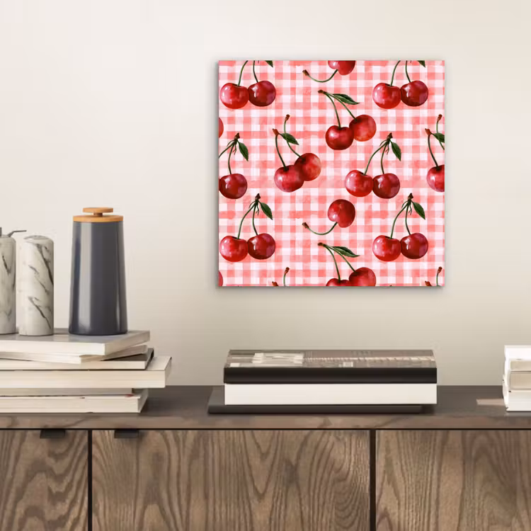 Kersen - Blokken - Rood aluminium wit klein 46 -sfeer1
