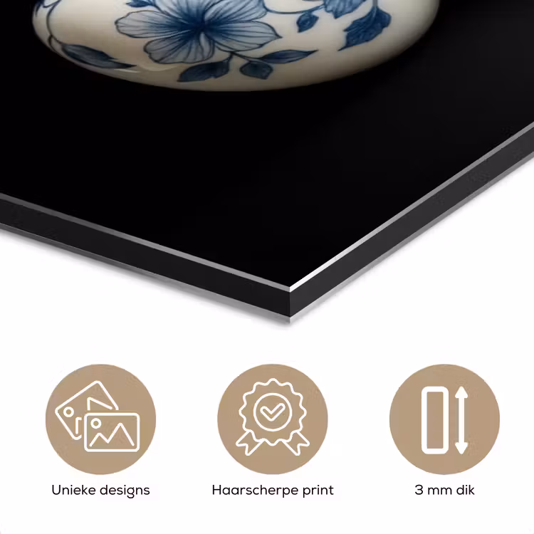 Kersen - Delfts blauw - Fruit aluminium wit klein -closeup_NL