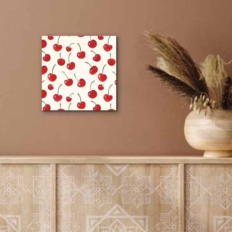 Kersen - Minimalistisch - Rood aluminium wit klein 46 -sfeer4