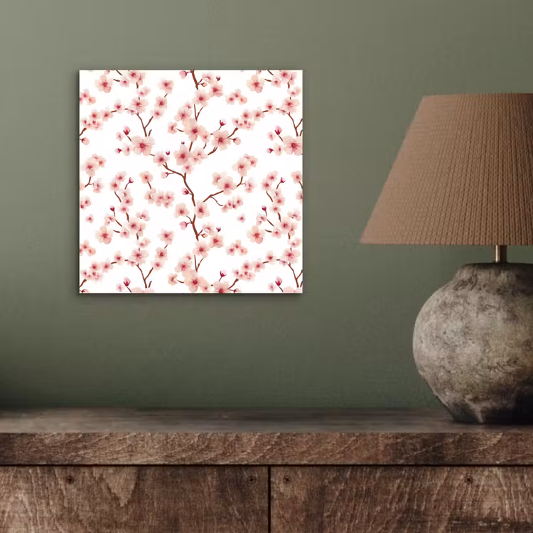 Kersenbloesem - Takken - Roze aluminium wit klein 46 -sfeer2