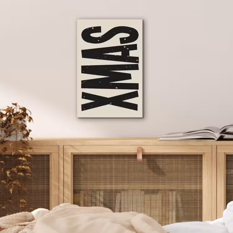 Kerst - Christmas - Japandi - Beige aluminium wit klein -sfeer3