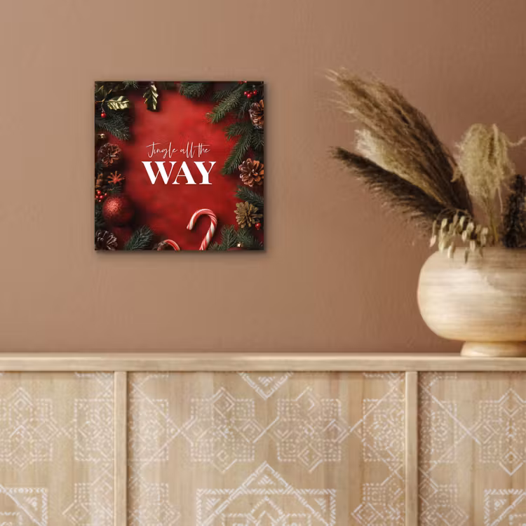 Kerst - Quote - Rood - Kerstballen aluminium wit klein -sfeer4