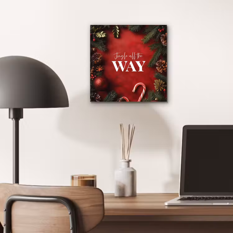 Kerst - Quote - Rood - Kerstballen aluminium wit klein -sfeer5