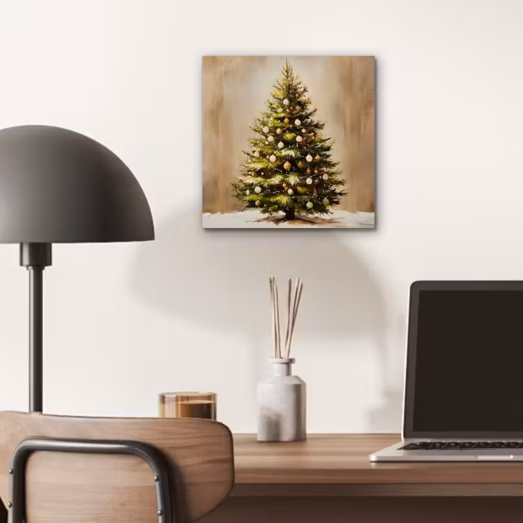 Kerst - Sfeer - Groen aluminium wit klein -sfeer5