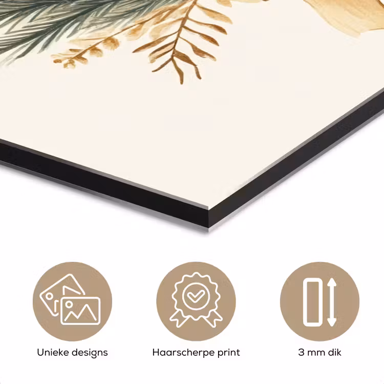 Kerstkrans - Kerst - Goud - Beige aluminium wit klein -closeup_NL