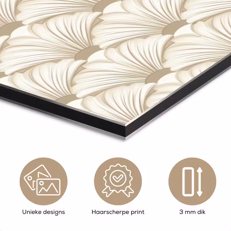 Klassiek - Art - Beige aluminium wit klein 46 -closeup_NL