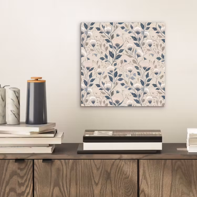 Klassiek - Botanisch - Kleurrijk aluminium wit klein 46 -sfeer1