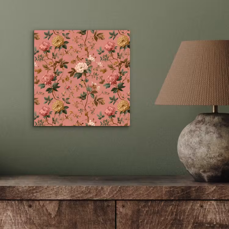 Klassiek - Botanisch - Roze aluminium wit klein 46 -sfeer2