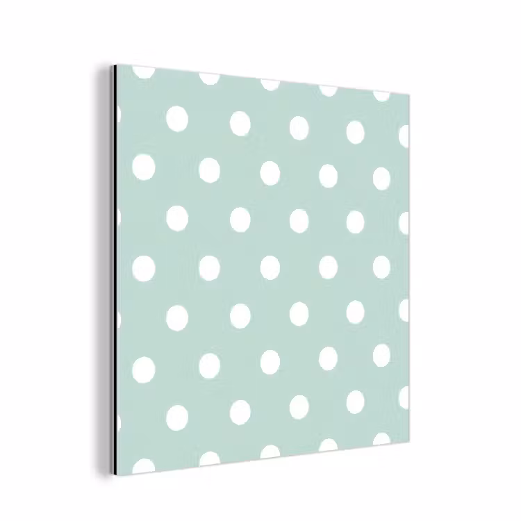 Klassiek - Polka - Groen aluminium wit klein 46 -3d